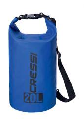 Гермомешок CRESSI с лямкой DRY BAG  синий 20 литров, Cressi