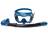 Комплект Сарган Агидель синий-черный (маска+трубка)
