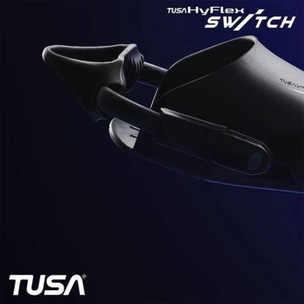 Ласты TUSA HyFlex Switch, цв. чёрный