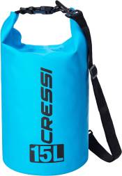 Гермомешок CRESSI с лямкой DRY BAG  светло-голубой 15 литров, Cressi
