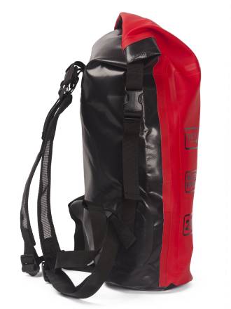 Гермо-рюкзак САРГАН &quot;ПРО+SUP&quot; с внешним карманом, красный/черный, 20л