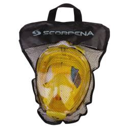 Маска полнолицевая для плавания Scorpena Swim средняя, жёлт. M