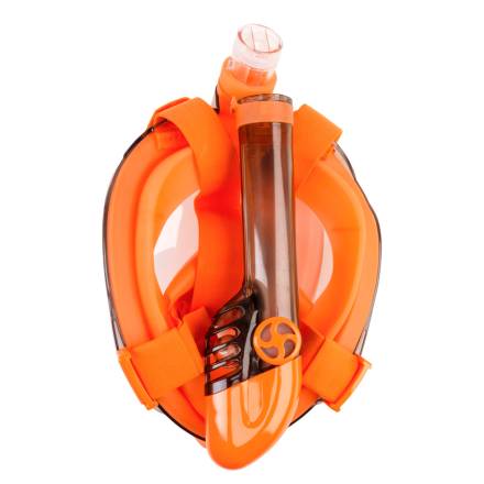 Маска полнолицевая для плавания Scorpena Swim средняя, оранж. M