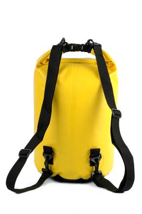 Гермо-рюкзак САРГАН &quot;ПРЕСТИЖ-15.0&quot;, с 2 лямками, желтый-черный, 15.0л