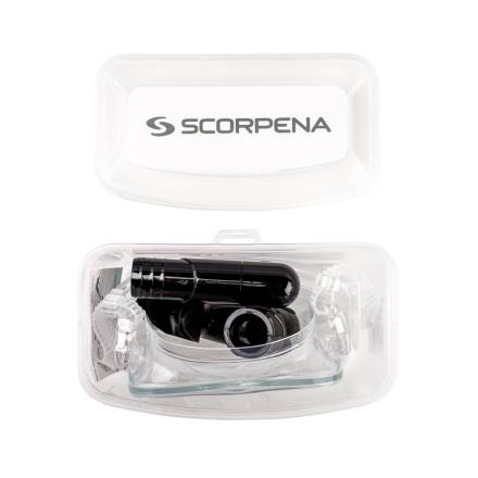 Набор Scorpena Junior маска+трубка для сноркелинга, прозрачн. Детям