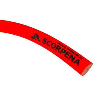 Тяга d18мм Scorpena RED, на отрез 10 см, двухкомпонентная, латексная,  
