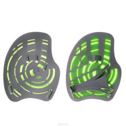 Лопатки для плавания ErgoFlex grey/green, женские