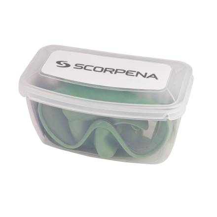 Набор Scorpena маска+трубка для сноркелинга, мятн. Взрослым