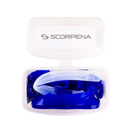 Набор Scorpena маска+трубка для сноркелинга, неон-син. Взрослым