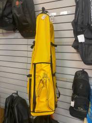Сумка-рюкзак с вышивкой охотник желтого цвета Акватикс
