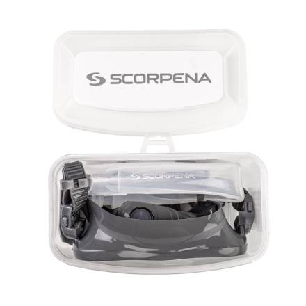 Набор Scorpena маска+трубка для сноркелинга, тёмно-сер. Взрослым