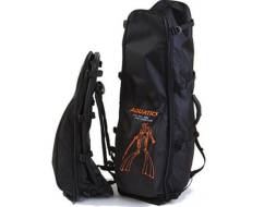Сумка-рюкзак AQUAtics для ласт и снаряжения ХXL (110x26x30) с вышивкой охотник Кордура