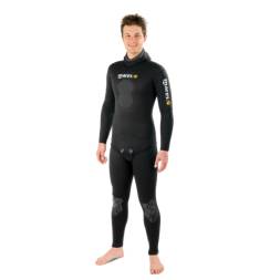 Гидрокостюм для подводной охоты, куртка + штаны с лямками MARES INSTINCT SPORT 55, 5мм, с двусторонним нейлоном, цв.черный
