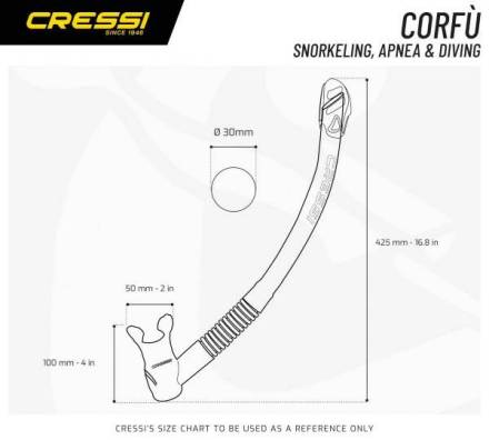 Трубка CORFU Cressi
