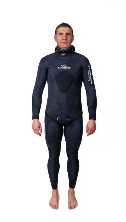 Гидрокостюм для подводной охоты 5мм HAMMERFISH STRONG BLACK/ОТКРЫТАЯ ПОРА штаны по грудь