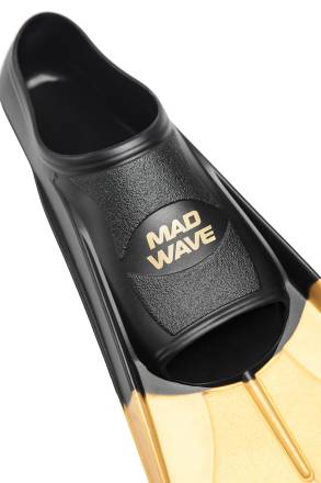 Ласты MAD WAVE Fins Training, цвет золото