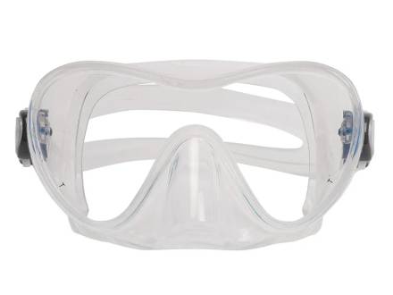 Комплект Сарган Агидель прозрачный-белый  (маска+трубка)