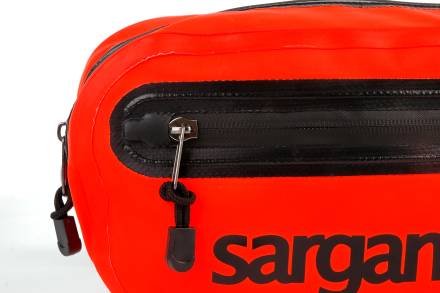 Гермо-сумка на пояс САРГАН &quot;БАНАНА&quot;, с доп.карманом, оранжевая
