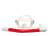 Комплект Сарган Агидель белый-красно-белый (маска+трубка)