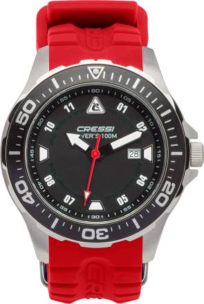 Часы Cressi MANTA WATCH 100m BLACK RED