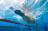 Ласты короткие для бассейна Microfin 2020 Aqua Sphere, синие