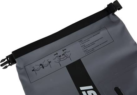 Герморюкзак CRESSI с карманом на молнии Premium BACK PACK, черный/серый, 20 литров, Cressi