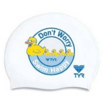 Детская шапочка для плавания TYR Duck