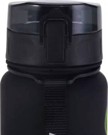 Бутылка для воды H2O с матовым покрытием 600 мл., черная Cressi