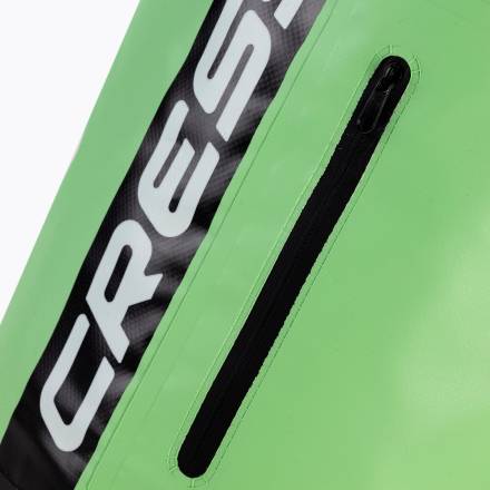 Герморюкзак CRESSI с карманом на молнии Premium BACK PACK, черный/зеленый, 20 литров, Cressi